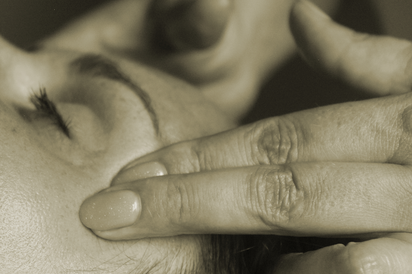 Hoofd- en gelaatsmassage